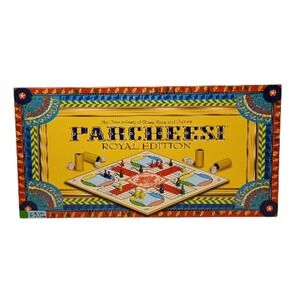 PARCHEESI Royal Edition Board Game Missing Instructions, Excellent Condition!